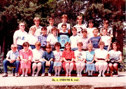 1989/1990 - 8. třída